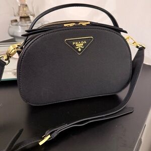 Prada Odette Saffiano 🖤 Shoulder & Crossbody Bag
